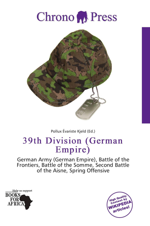 Könyv 39th Division (German Empire) 