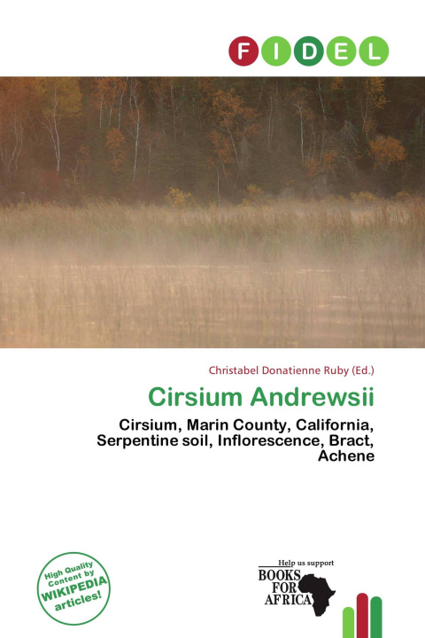 Книга Cirsium Andrewsii 
