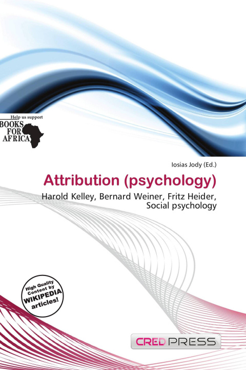 Книга Attribution (psychology) 