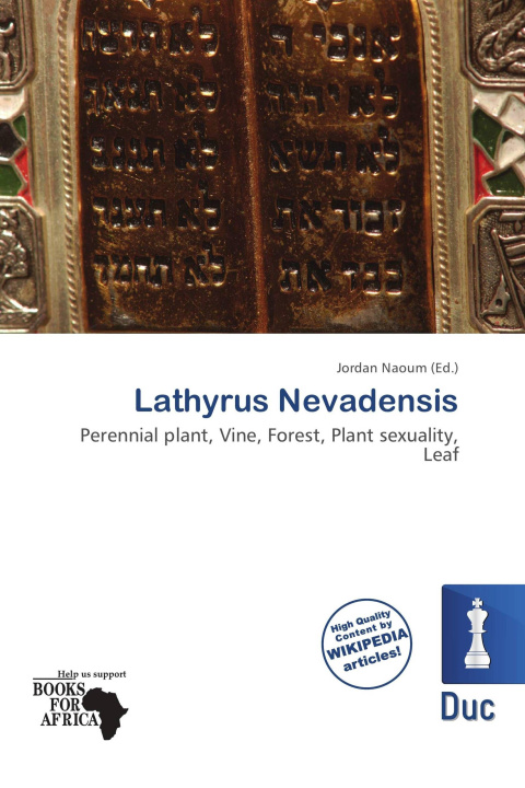 Kniha Lathyrus Nevadensis 
