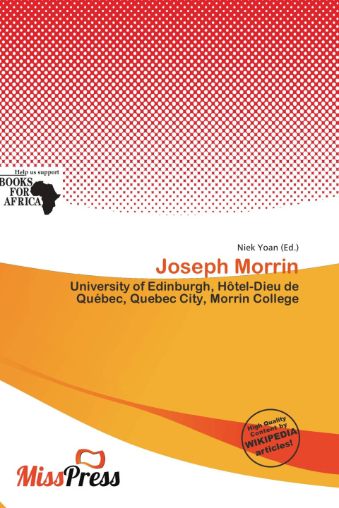 Kniha Joseph Morrin 