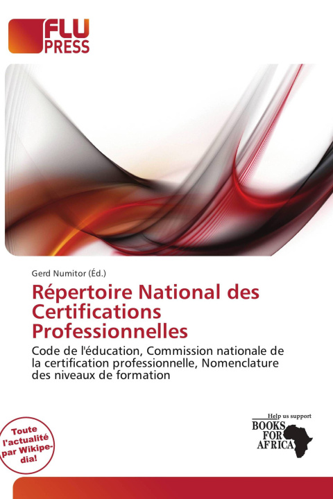 Książka Répertoire National des Certifications Professionnelles 