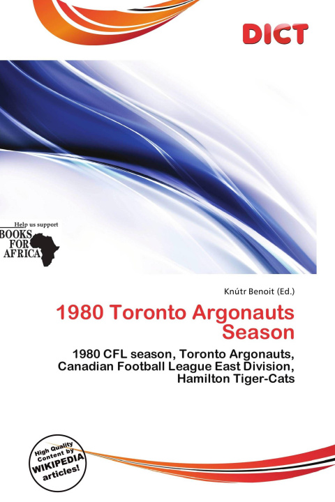 Książka 1980 Toronto Argonauts Season 