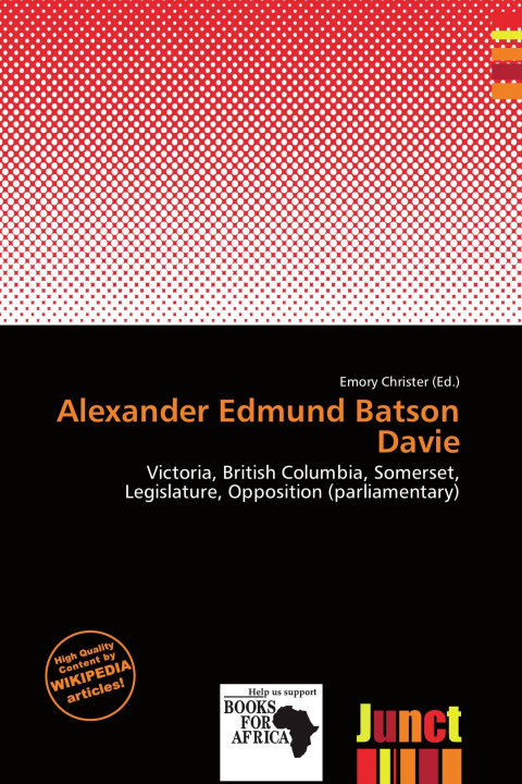 Libro Alexander Edmund Batson Davie 