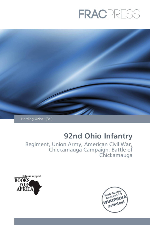 Könyv 92nd Ohio Infantry 