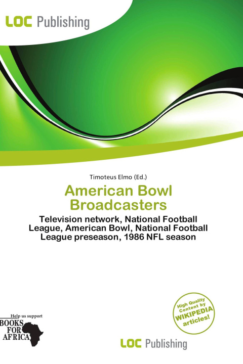 Książka American Bowl Broadcasters 