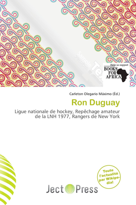 Libro Ron Duguay 