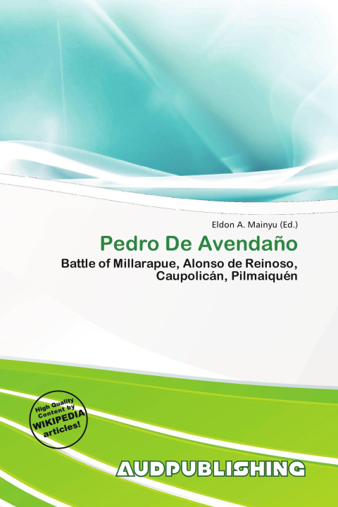 Kniha Pedro De Avendaño 