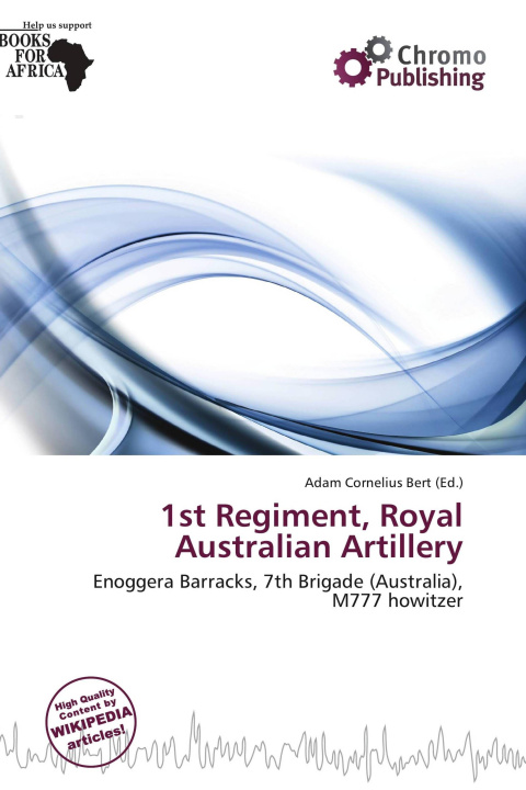 Livro 1st Regiment, Royal Australian Artillery 