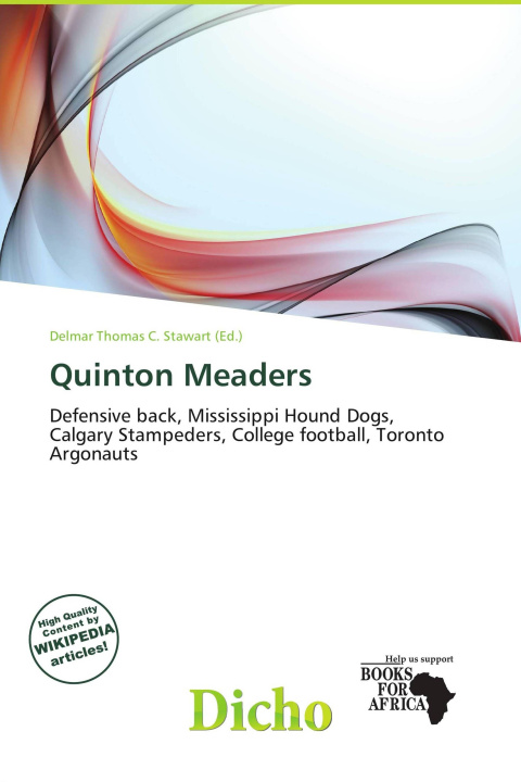 Kniha Quinton Meaders 