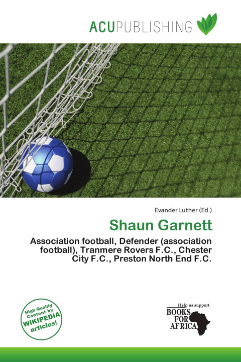 Boek Shaun Garnett 
