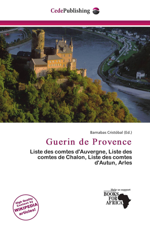 Kniha Guerin de Provence 
