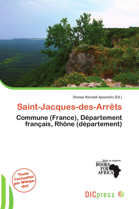 Książka Saint-Jacques-des-Arrêts 
