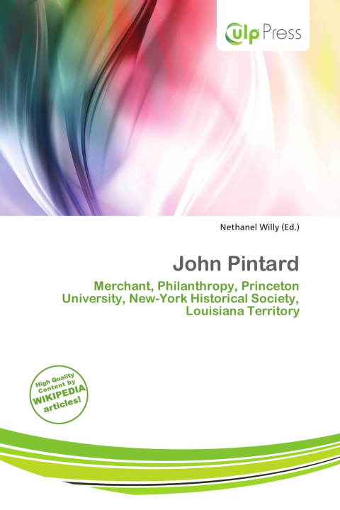 Buch John Pintard 
