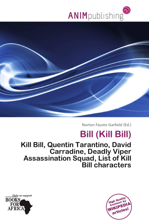 Βιβλίο Bill (Kill Bill) 
