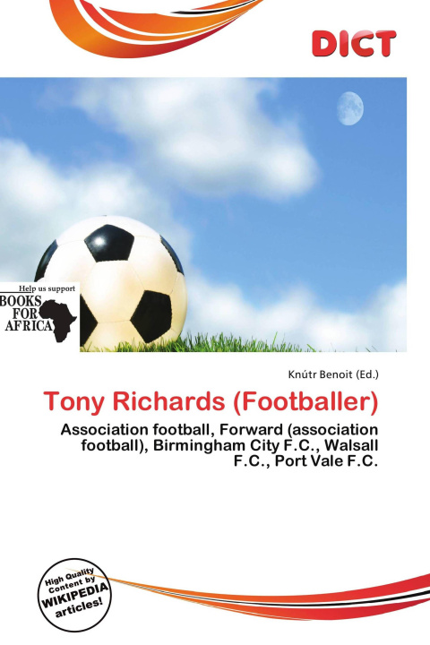 Kniha Tony Richards (Footballer) 
