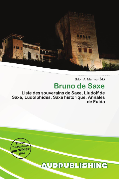Книга Bruno de Saxe 