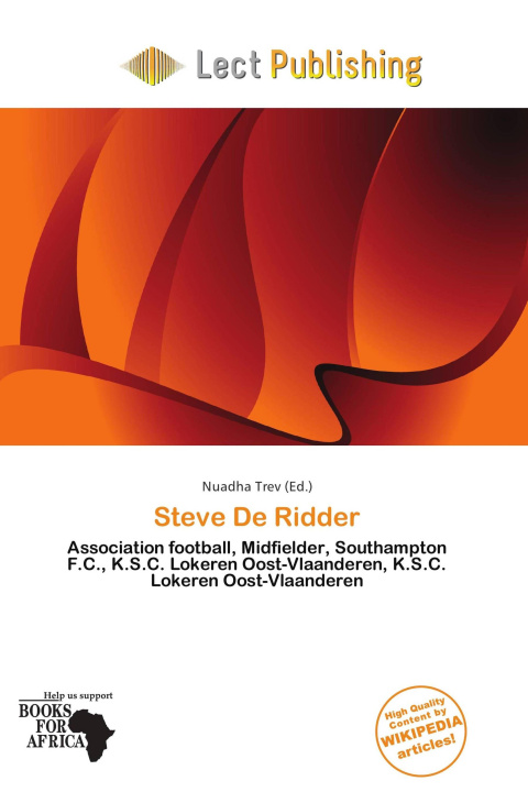 Livro Steve De Ridder 