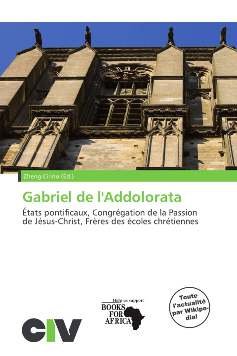 Könyv Gabriel de l'Addolorata 