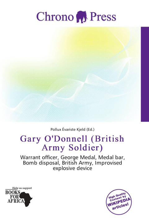 Carte Gary O'Donnell (British Army Soldier) 