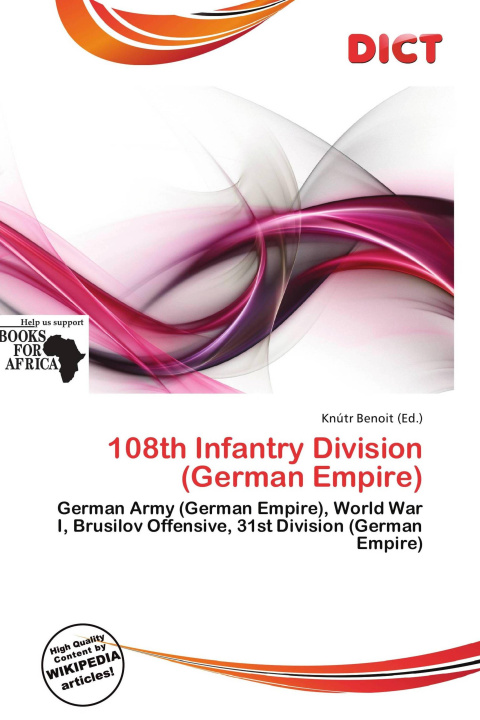 Kniha 108th Infantry Division (German Empire) 