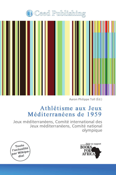 Könyv Athlétisme aux Jeux Méditerranéens de 1959 