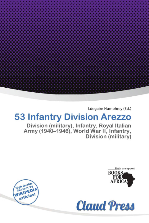 Carte 53 Infantry Division Arezzo 