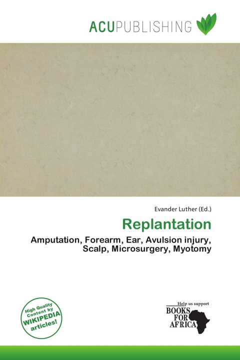 Könyv Replantation 