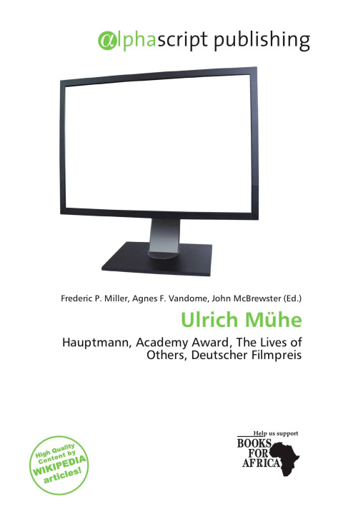 Libro Ulrich Mühe Agnes F. Vandome