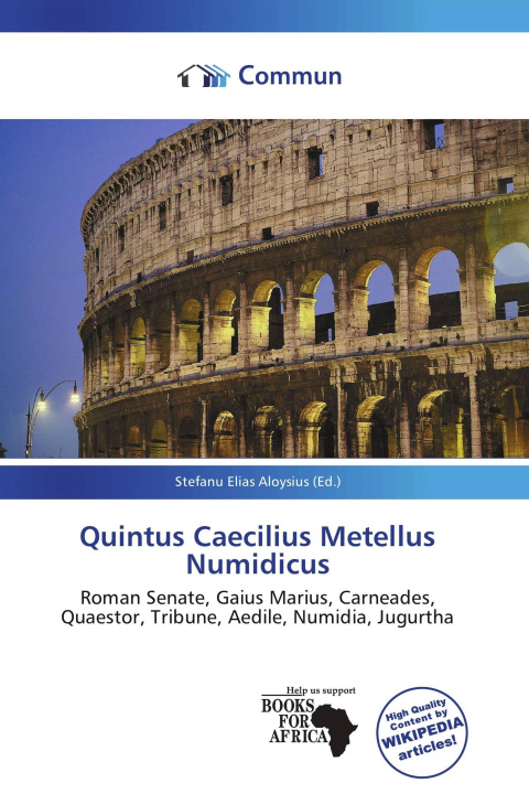 Könyv Quintus Caecilius Metellus Numidicus 