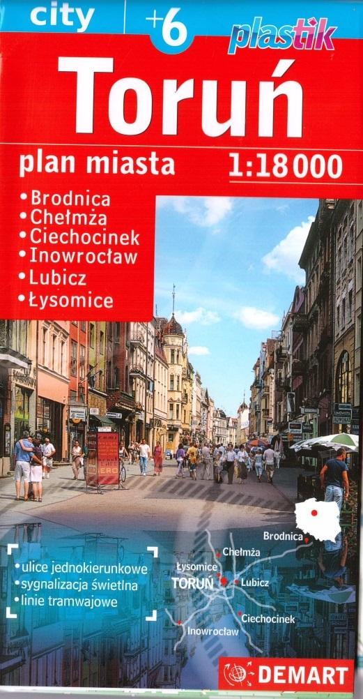 Könyv Toruń +6. Plan miasta. Mapa Opracowanie zbiorowe