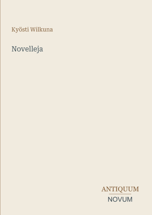 Kniha Novelleja Kyösti Wilkuna