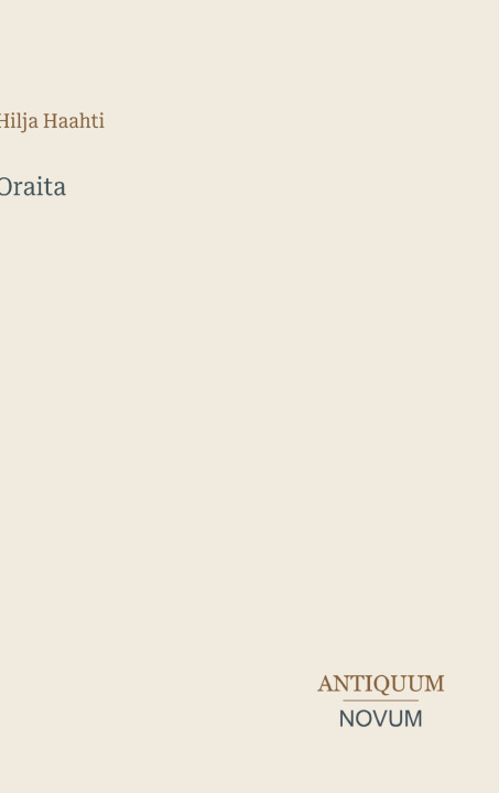 Könyv Oraita Hilja Haahti