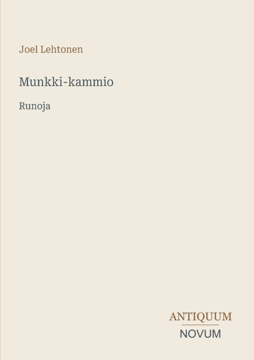 Könyv Munkki-kammio Joel Lehtonen