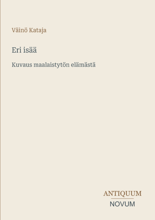 Kniha Eri isää Väinö Kataja