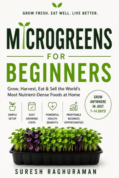 Könyv MICROGREENS FOR BEGINNERS Suresh Raghuraman