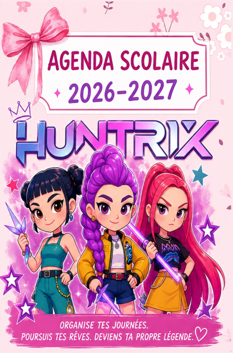Könyv Agenda Scolaire 2026-2027 KPop Demon Hunters TURANAGE TOLANI