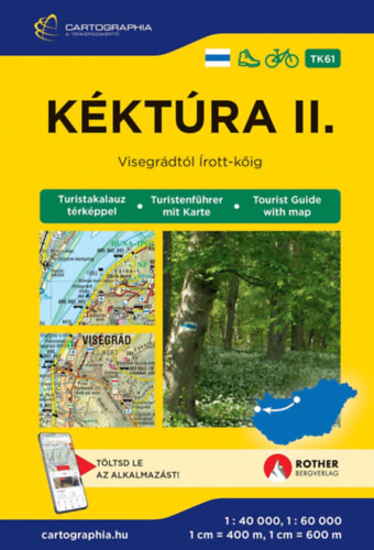 Könyv Kéktúra II. turistakalauz [TK61] (Dunántúl, Nyugat-Magyarország) 