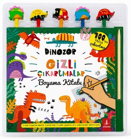 Könyv Dinozor Gizli Cikartmalar Boyama Kitabi Seti 