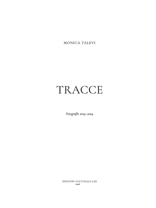 Könyv Monografia TRACCE Monica Talevi