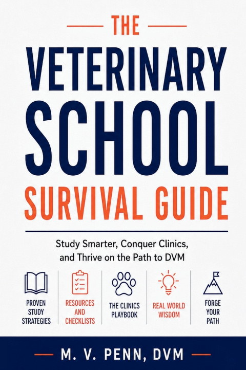 Könyv The Veterinary School Survival Guide M. V. Penn