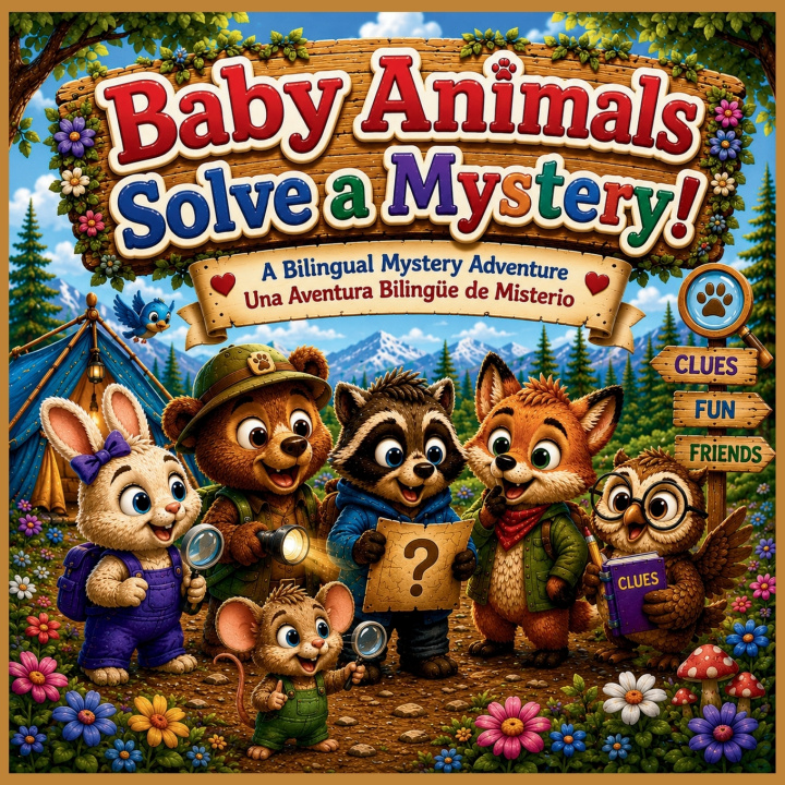 Könyv Baby Animals Solve a Mystery Lori Parker