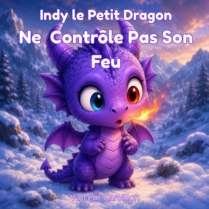 Könyv Indy le Petit Dragon Ne Contrôle Pas Son Feu Vincent Caroillon