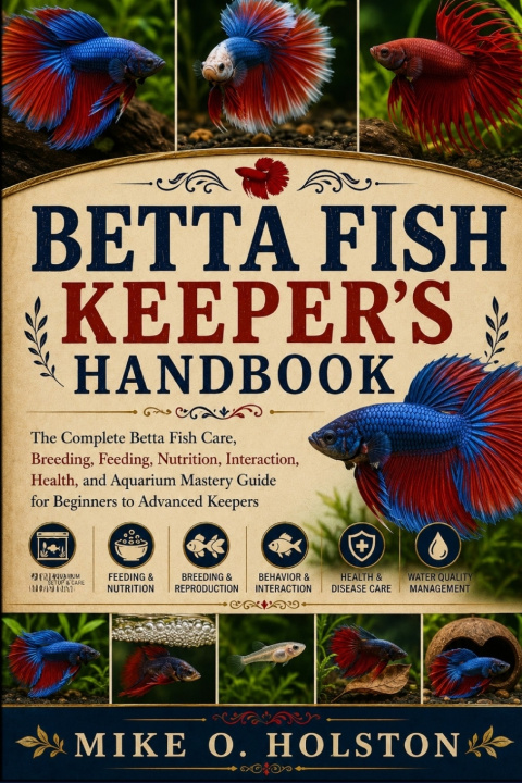 Könyv BETTA FISH KEEPER'S HANDBOOK MIKE O. HOLSTON