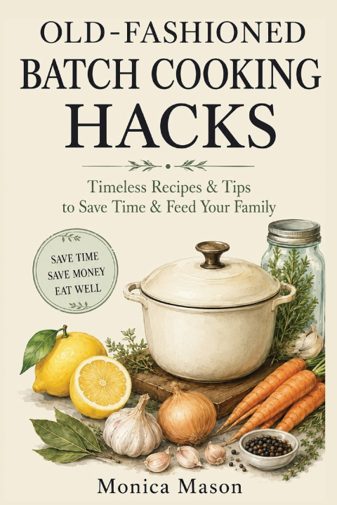 Könyv Old-Fashioned Batch Cooking Hacks Monica Mason