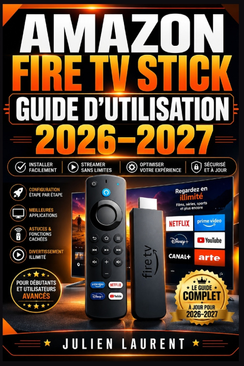 Könyv Amazon Fire TV Stick Guide d'Utilisation 2026-2027 Julien Laurent