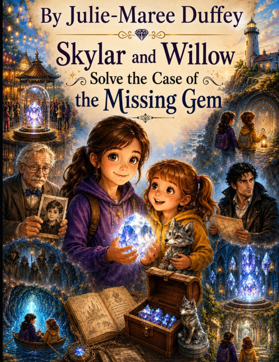 Könyv Skylar and Willow Solve the Case of the Missing Gem Julie-Maree Duffey