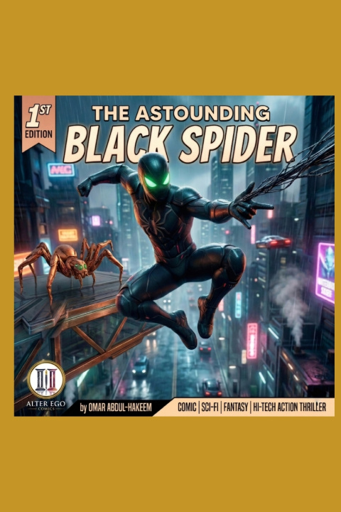 Könyv THE ASTOUNDING BLACK SPIDER Omar Abdul-Hakeem