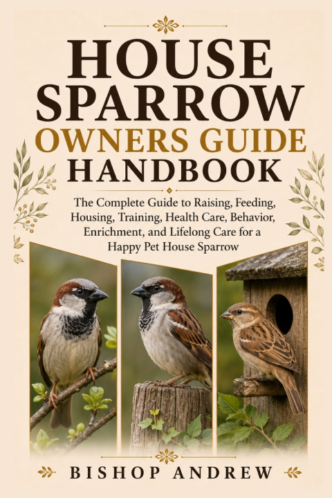 Könyv House Sparrow Owners Guide Handbook Bishop Andrew