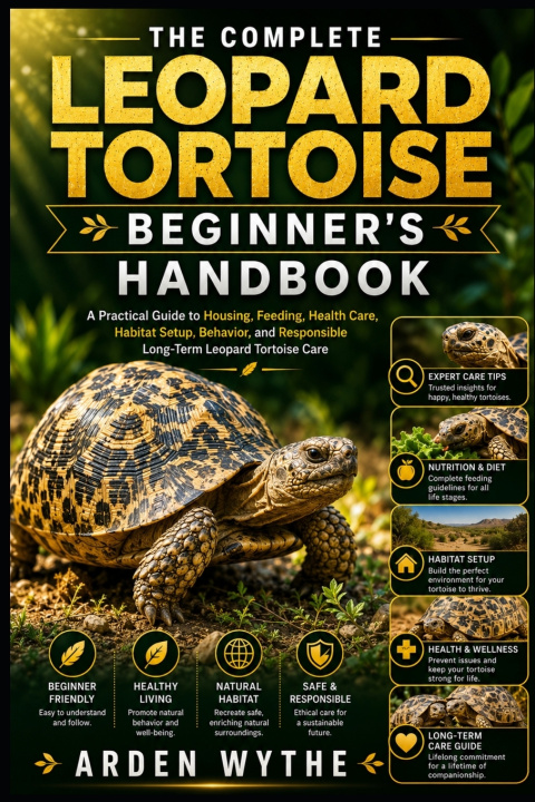 Libro THE COMPLETE LEOPARD TORTOISE BEGINNER'S HANDBOOK Arden Wythe